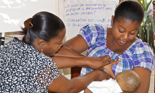 SPRING/Haiti Builds Health Worker Capacity Using On-the-Job Training Approach