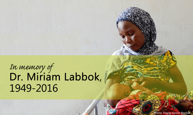 In Memory of Dr. Miriam Labbok