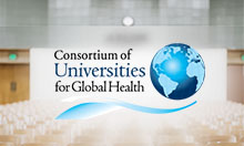 Thumbnail image featuring the logo for the Consortium of Universities for Global Health