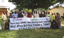 SPRING Partners with Peace Corps to Provide Nutrition Training in West Africa