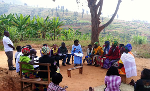 Focus group discussion in Nyanza