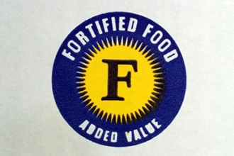 Seal for fortified foods. Fortified Food. Added Value.