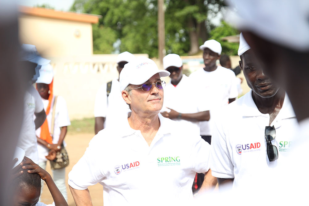 SPRING/Senegal Chief of Party Bob de Wolfe participated in the hike.