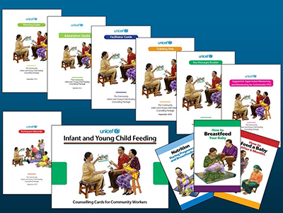 The C-IYCF Counselling Package is a comprehensive tool for promoting nutrition practices, and used the photo-to-illustration process for the development of its images.