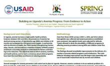 Building on Uganda’s Anemia Progress: From Evidence to Action
