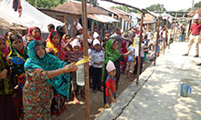 Demonstration session at Jagodal Union Parishad
