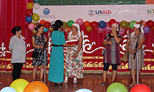 Women participating in a quiz about breastfeeding